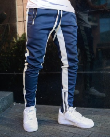 Men's Striped Athletic Pants in Various Colors