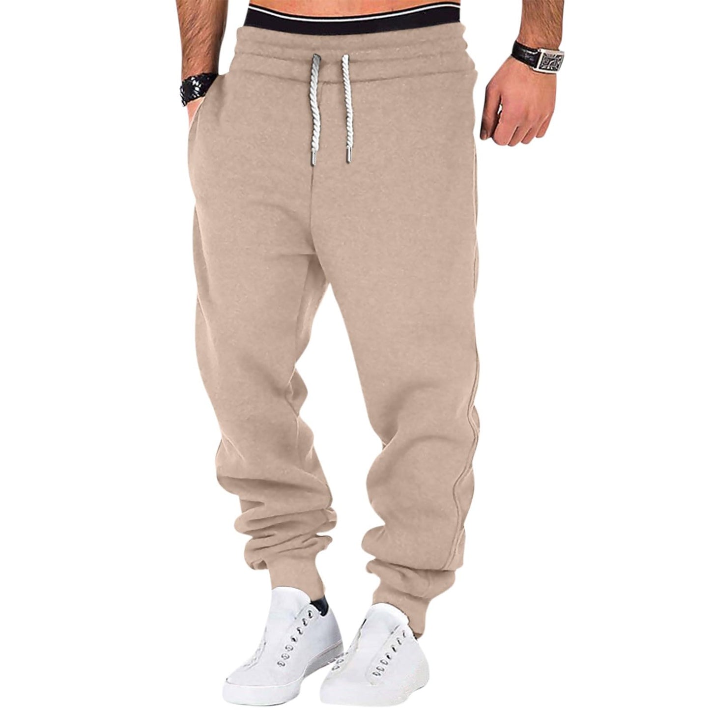 Big & Tall Loose Fit Joggers with Pockets