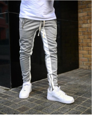 Men's Striped Athletic Pants in Various Colors