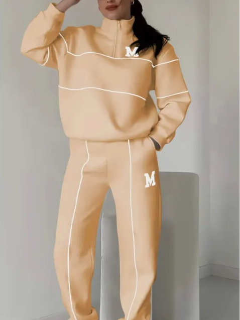 Women's 2-Piece Sweatsuit and Baggy Pants Set