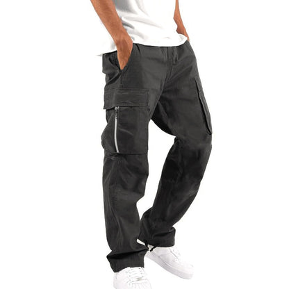 Max Comfort Men's Fleece Cargo Joggers XXL - Black