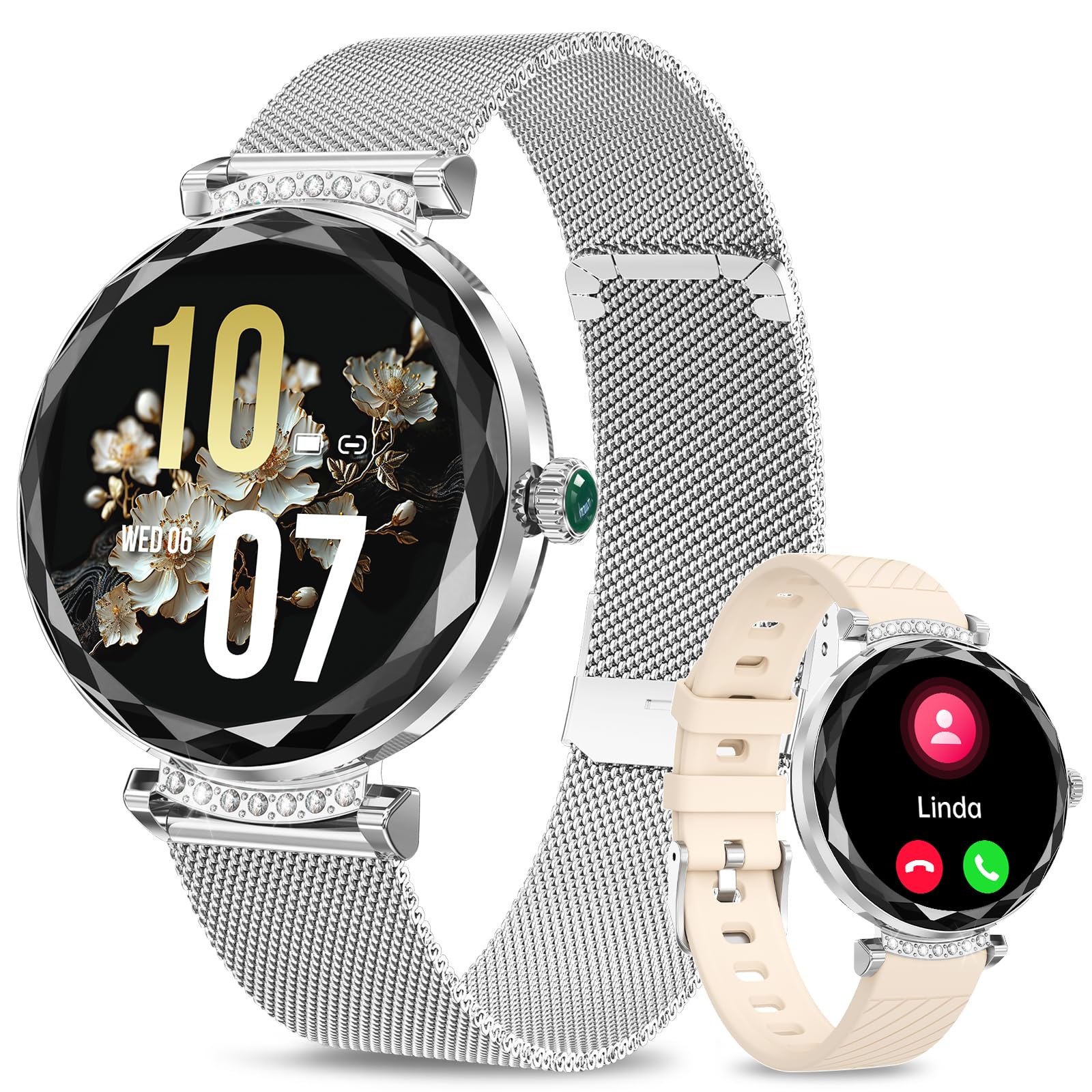 Smart Watches for Women(Answer/Make Call)1.19" AMOLED Fitness Watch