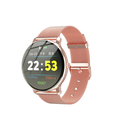 Apple-Compatible Smart Round Waterproof Sports Watch