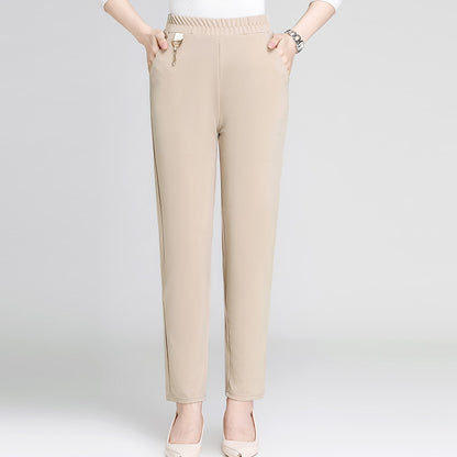 Western Style Long Pants for Middle-aged and Elderly