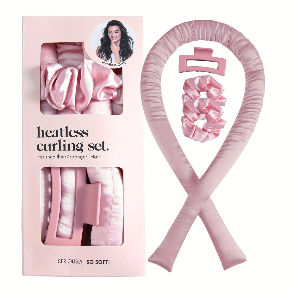 Silky Satin Heatless Curling Set