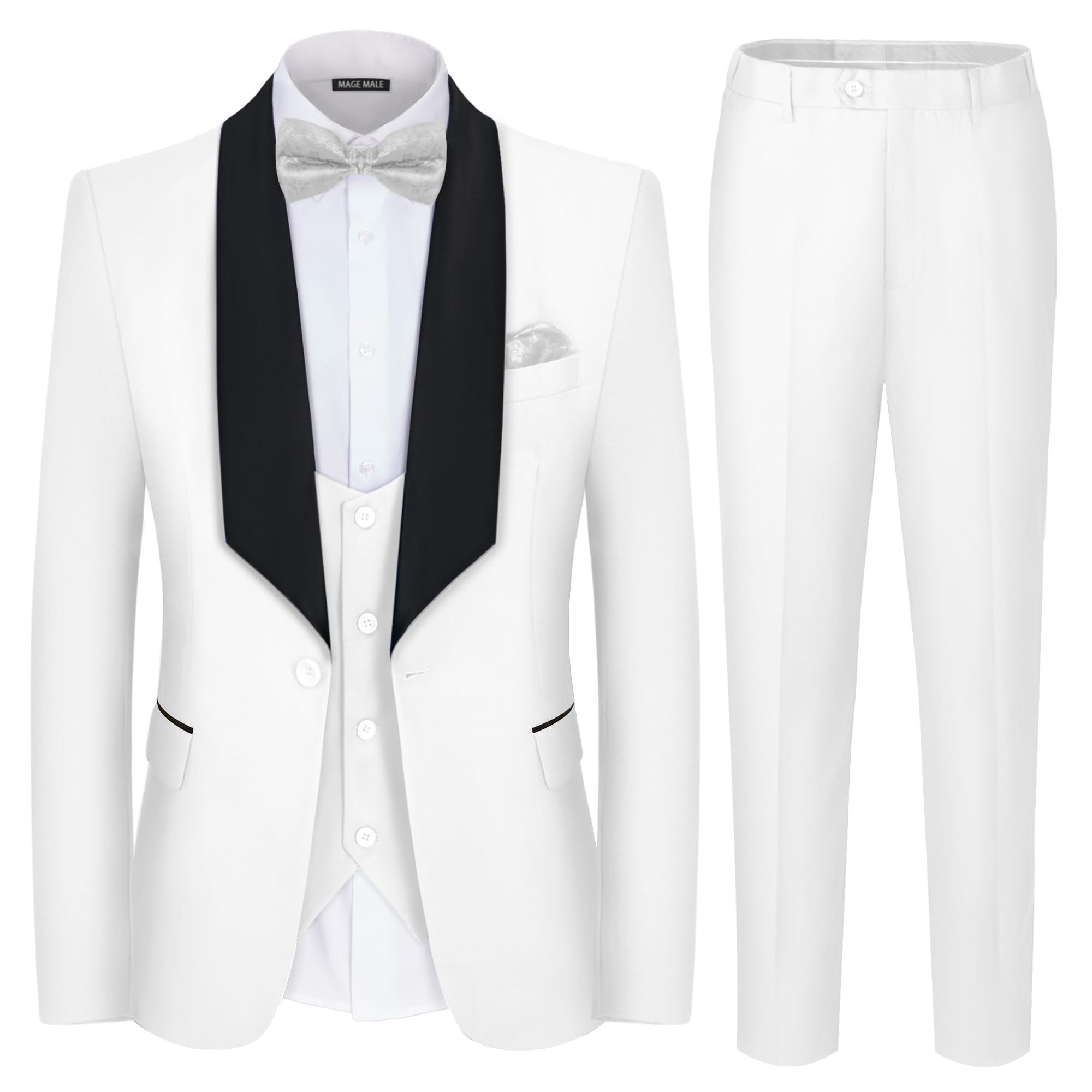 MAGE MALE Elegant 3-Piece Tuxedo Set