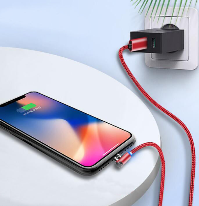 Curved Data Cable for Apple, Android, and Type-C