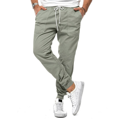 Men's Casual Loose Tapered Pants for Outdoor Leisure