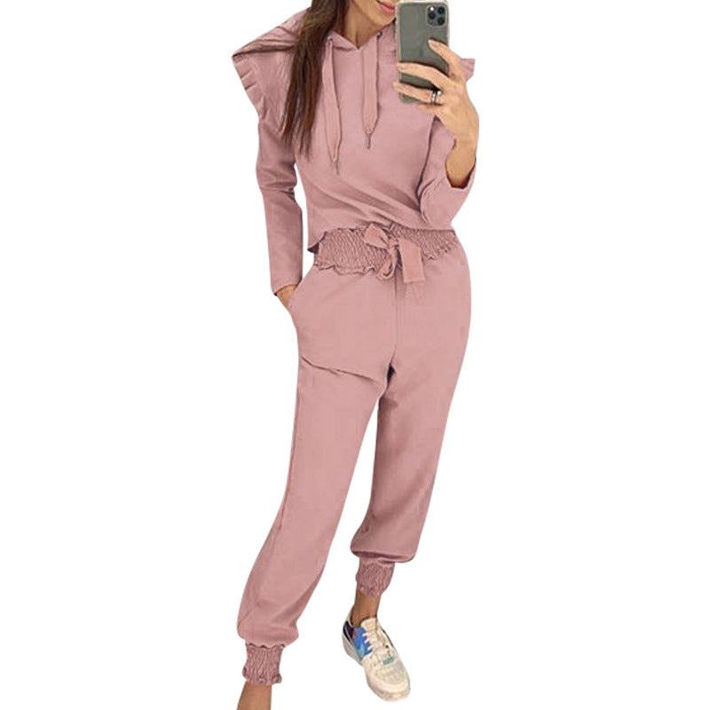 Women's Casual Long Sleeve Top & Pants Set (Fashion)