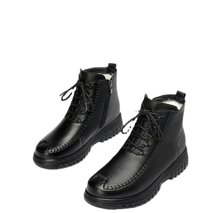 Thick-Soled Women's Winter Martin Boots with Fur 2026