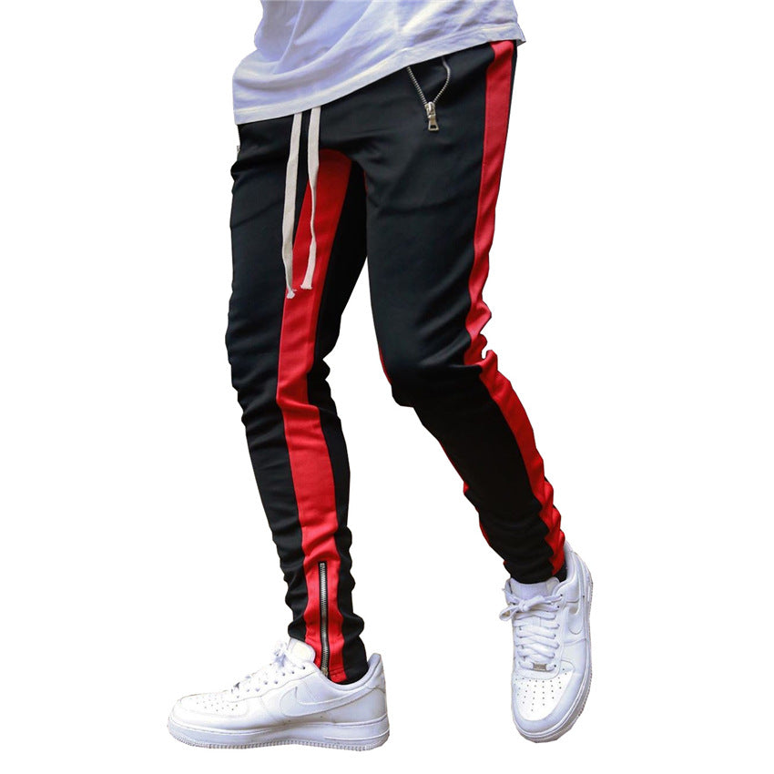 Men's Striped Athletic Pants in Various Colors