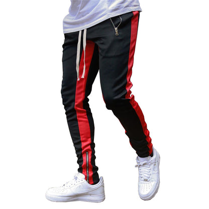 Men's Striped Athletic Pants in Various Colors