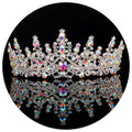 Silver Crystal Wedding Tiara for Women