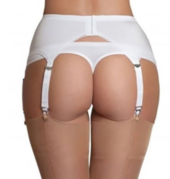 Plus Size Adjustable Lace Garter Stockings