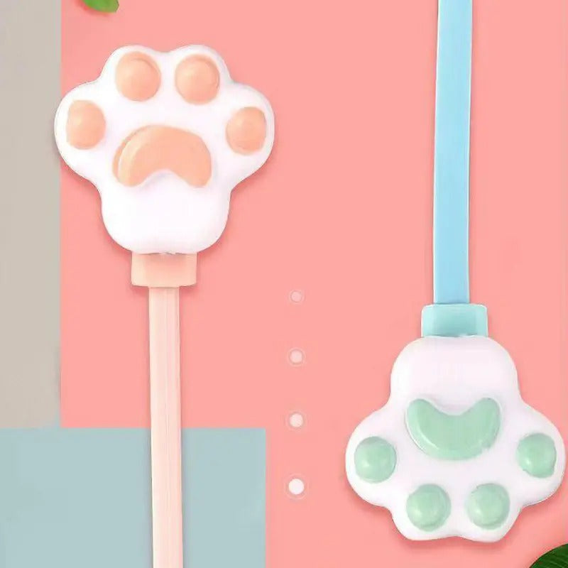 Pink Cat Claw Wired Earphones for Android with Mic