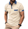 BlueWave XL Men's Apricot Zip Polo 2024
