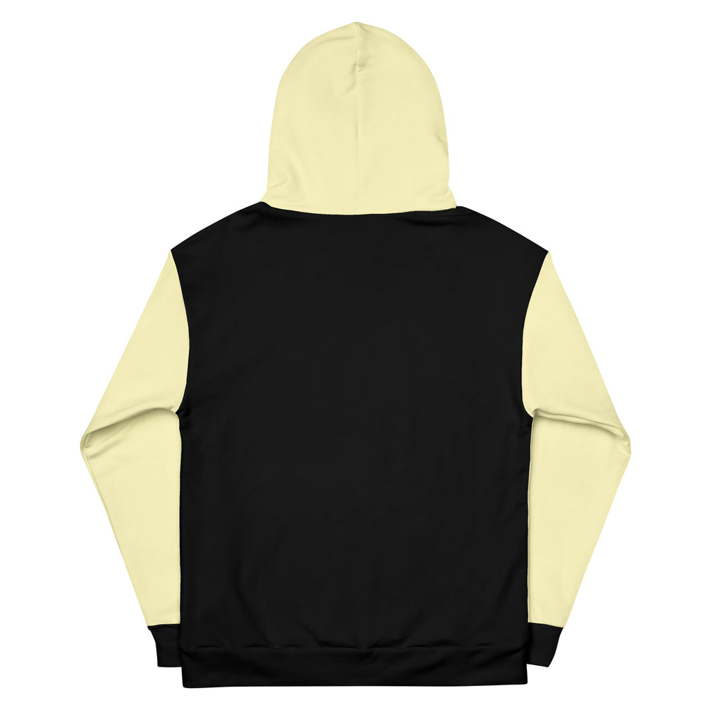 Sunset Yellow Tropical Dual-Tone Hoodie