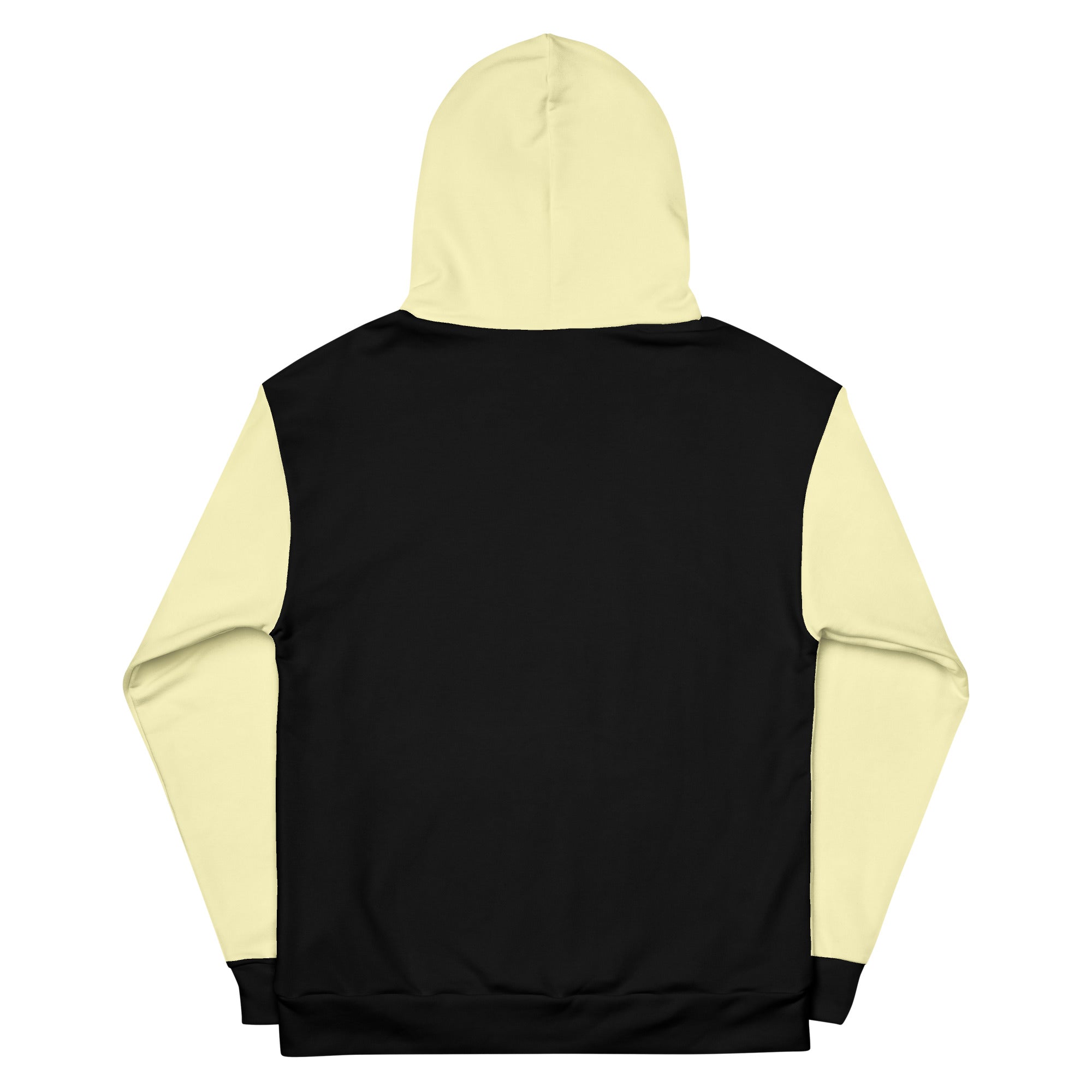 Sunset Yellow Tropical Dual-Tone Hoodie