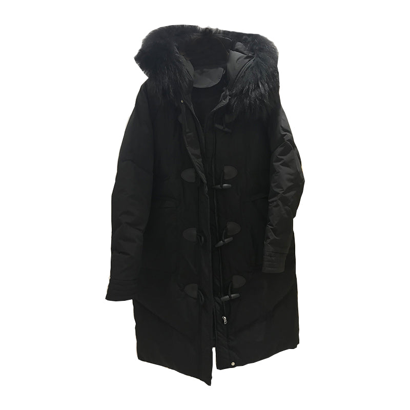Chic Hooded Winter Down Jacket