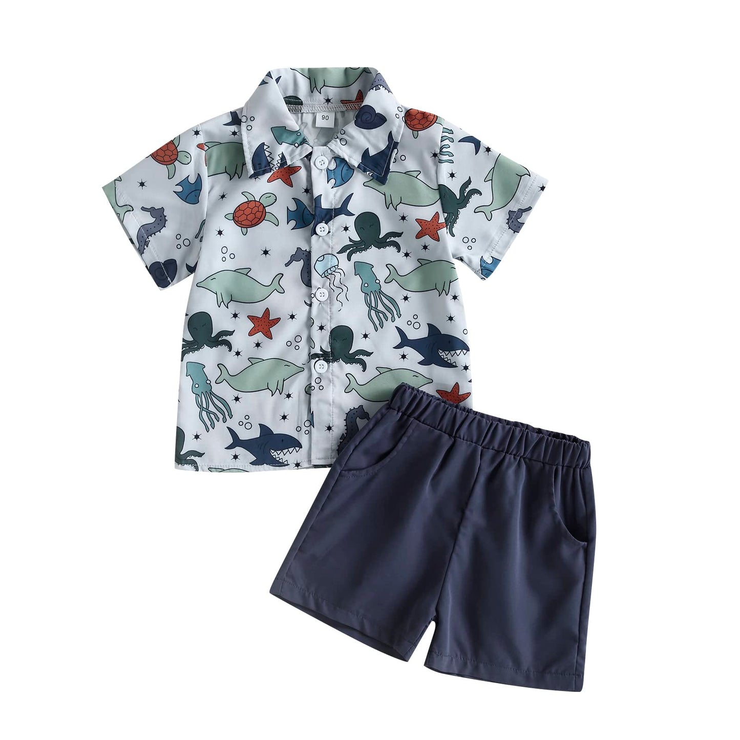 Toddler Boys' Summer Outfit Set 2T-5T