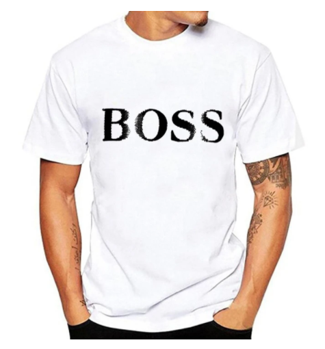 BOSS Casual Printed Loose T-Shirt
