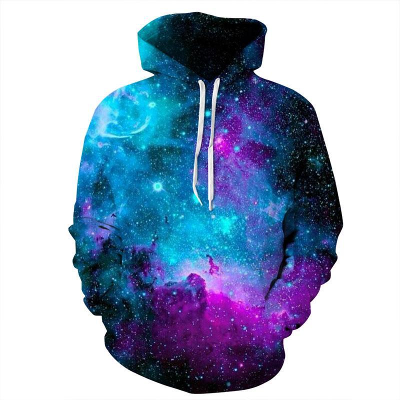 3D Printed Hooded Sweatshirt for Men