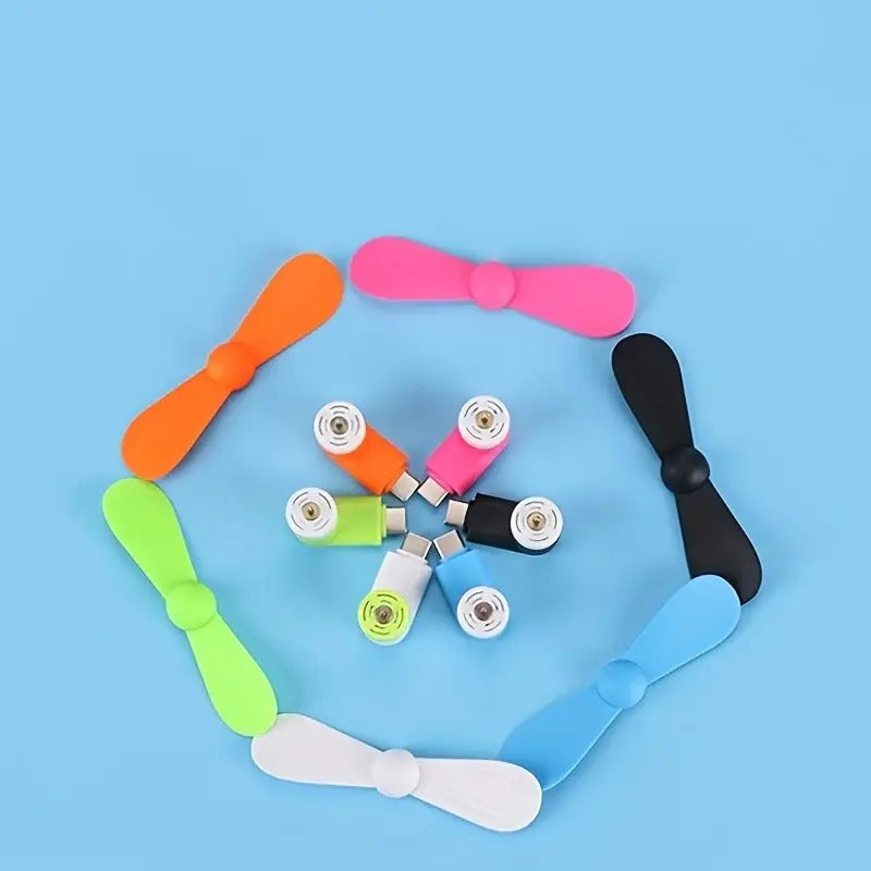 Portable Mini Phone Fan for Android & Apple Devices