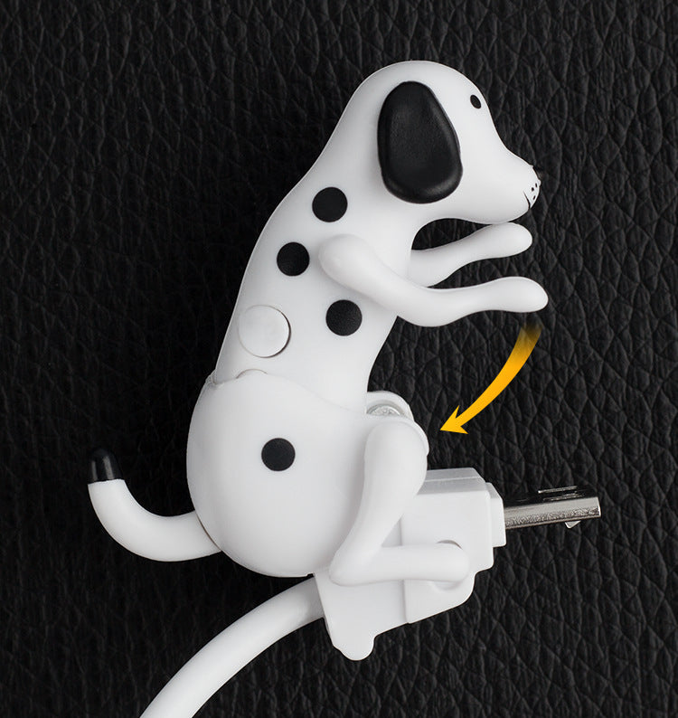 Cute Sports Dog Charging Cable for Apple and Android