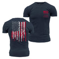 Patriot Pride 2A Stars & Stripes Tee - XXXX-Large Midnight Navy