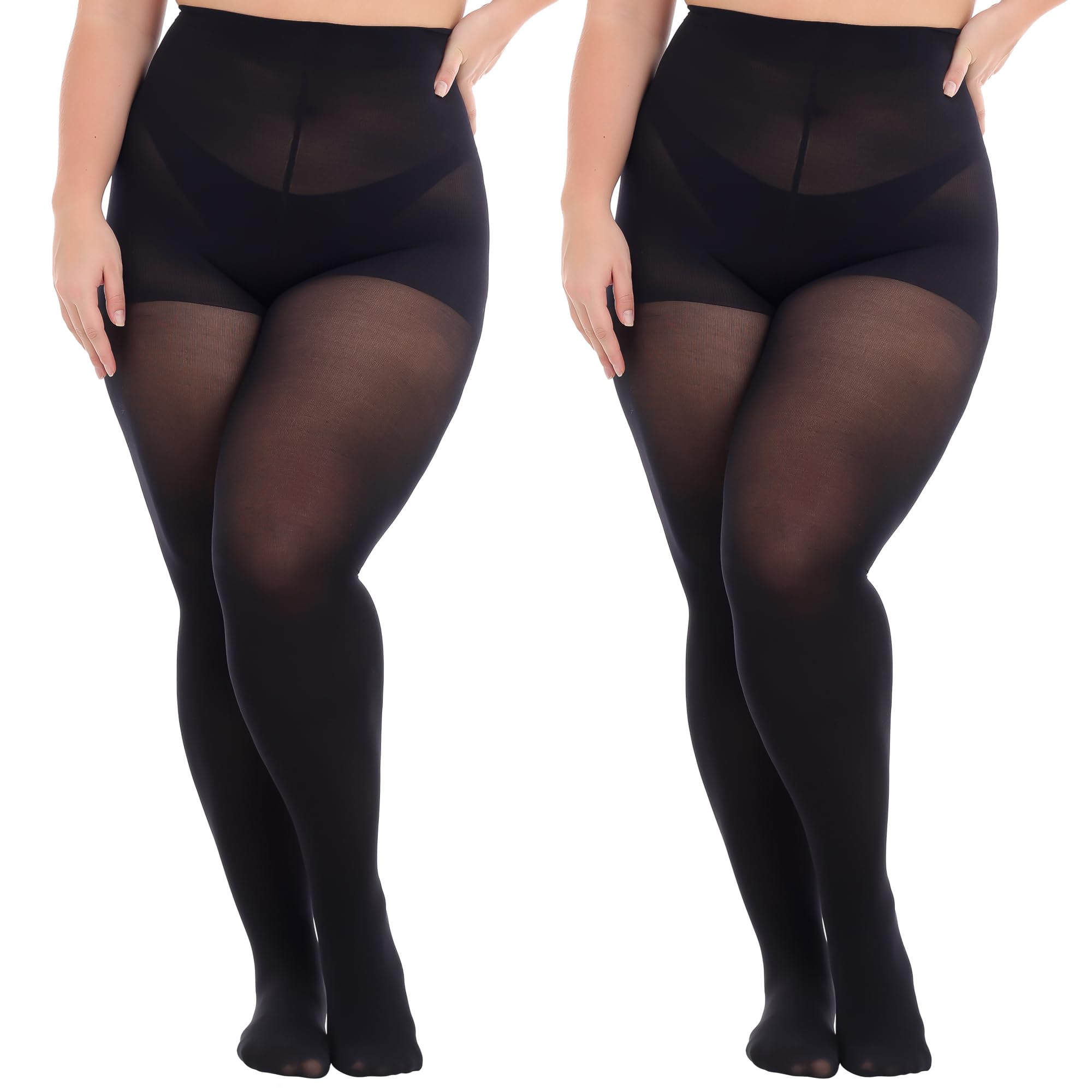 CurvyFit High-Waist Control Pantyhose 70D