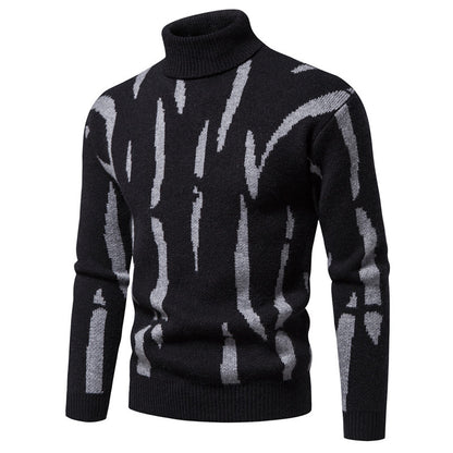 Men's Super Soft Casual Round Neck Plaid Sweater