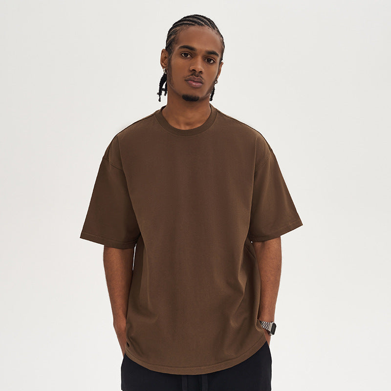 280G Heavy Crew Cotton Tee for Men