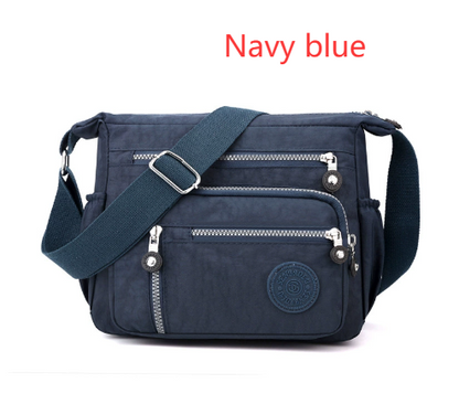Nylon Shoulder Bag, Crossbody Tote, Fabric Purse