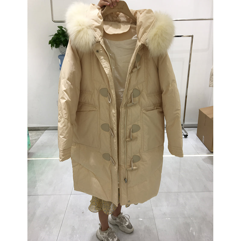 Chic Hooded Winter Down Jacket