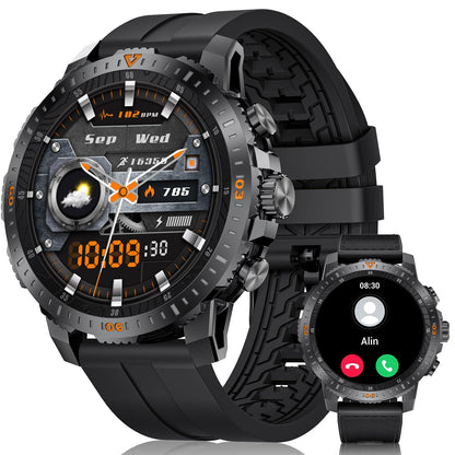Tactical AMOLED Smartwatch - 5ATM & 120 Sports Modes