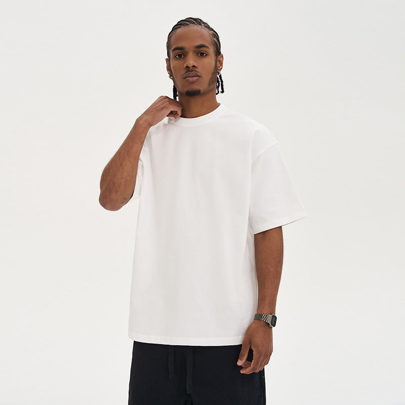 280G Heavy Crew Cotton Tee for Men