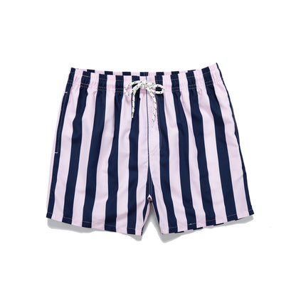 Men's Casual Striped Quick Dry Beach Shorts