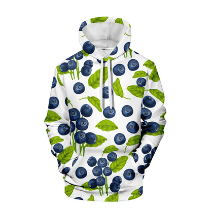 3D Printed Hooded Sweatshirt with Creative Veggies