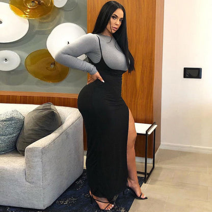 Cross-Back Sexy Spaghetti Strap Bodycon Dress