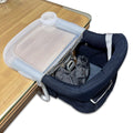 Bcautay Baby Dining Tray Baby Feeding Tray for Inglesina Fast Table Chair Portable Baby Dining Chair Tray for Baby Toddler Perfect for Meal (Clear)