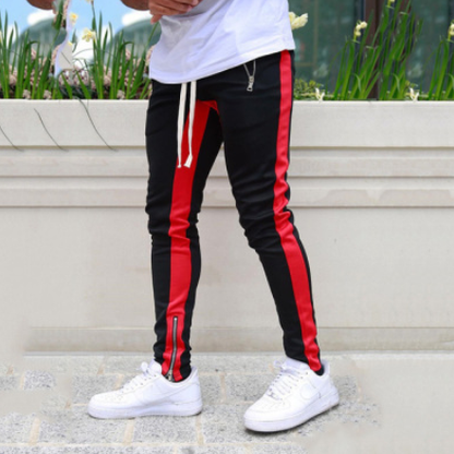 Men's Striped Athletic Pants in Various Colors