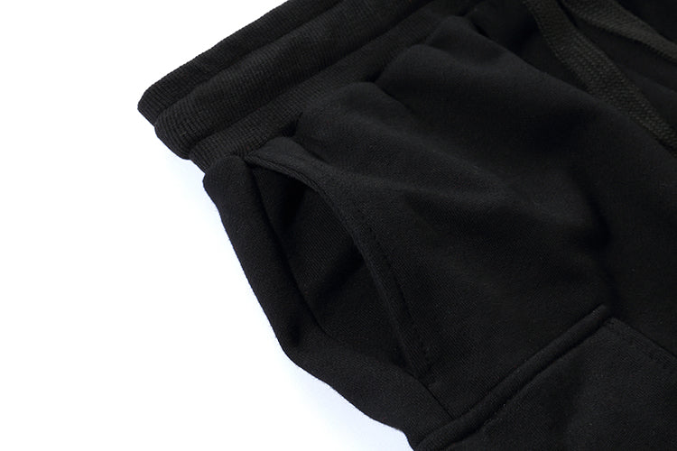 Men's Hip-Hop Cargo Pants with Tapered Cuffs