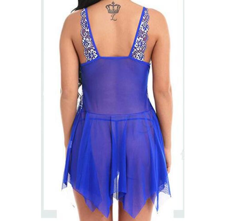 Midnight Charm Plus Size Lace Cami Dress Nightgown
