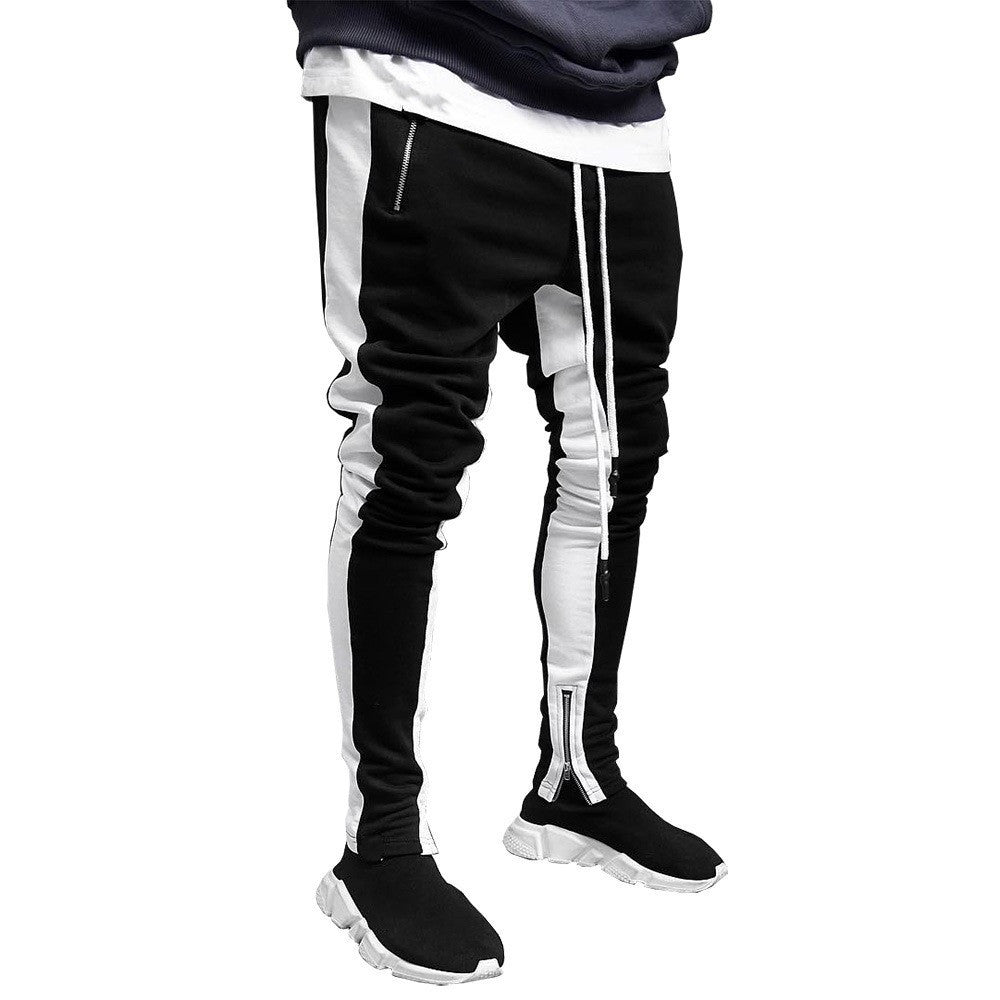 Men's Striped Athletic Pants in Various Colors