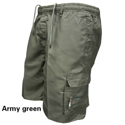 Men's Loose Multi Pocket Cargo Shorts for Summer Sports