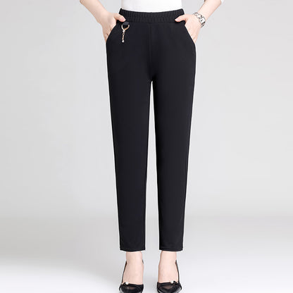 Western Style Long Pants for Middle-aged and Elderly