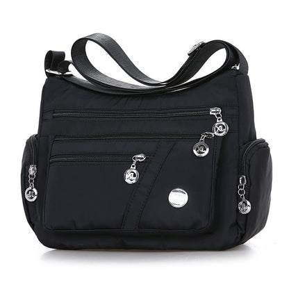 Nylon Crossbody Travel Bag for Women with Ample Storage