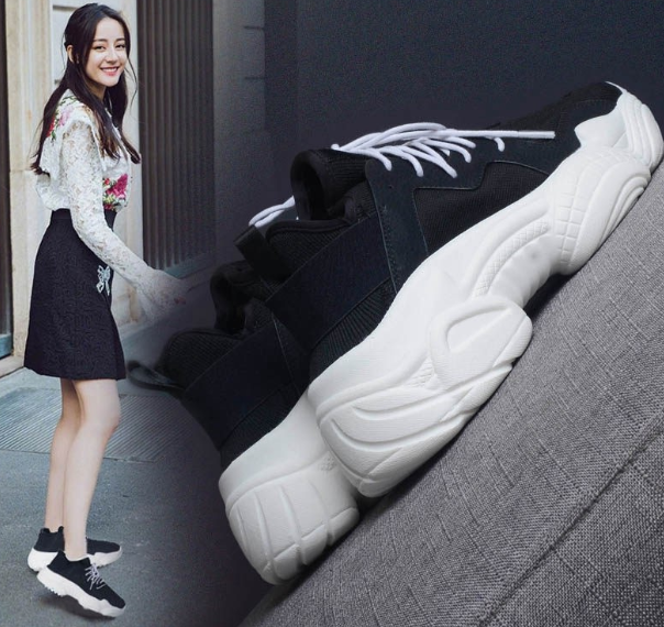 Thick-Soled Casual Sneakers - Dad Shoes