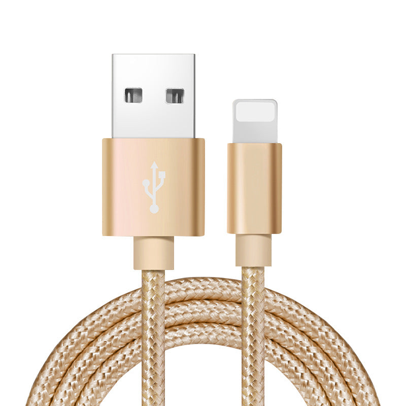 2M Nylon Braided Charging Cable for iPhone & Android