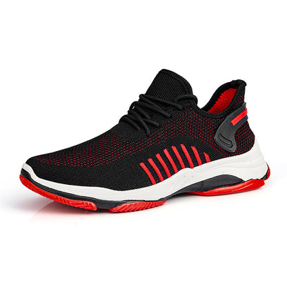 Men's Casual Thick-Soled Breathable Flyknit Sneakers